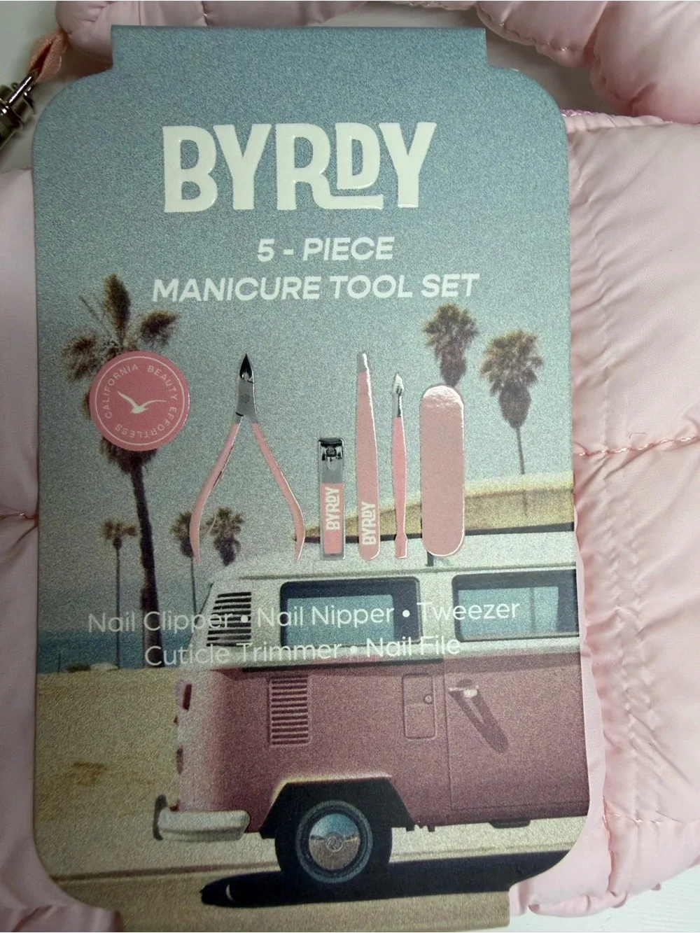 Byrdy pink quilted